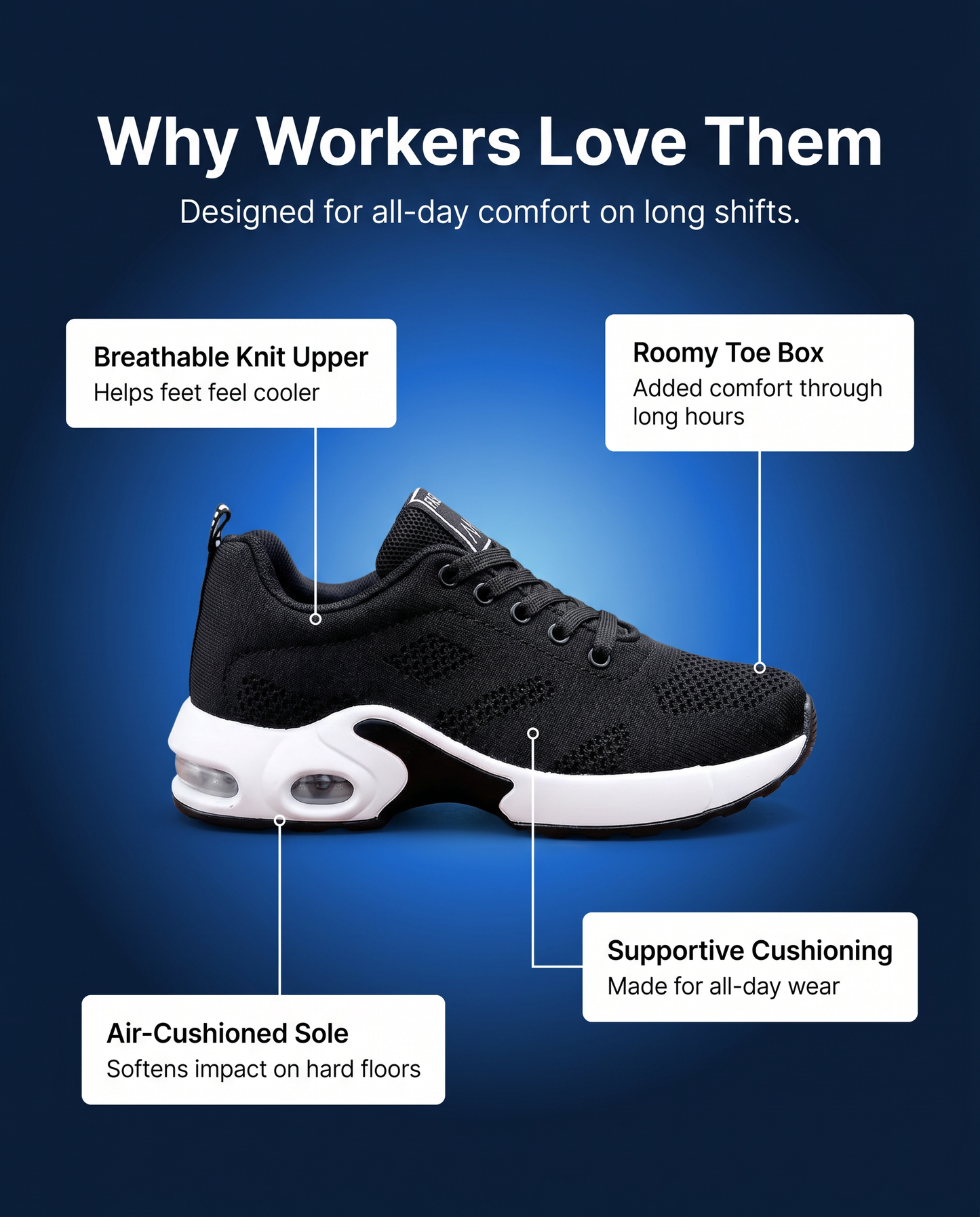 SoleTired All-Day Comfort Trainer